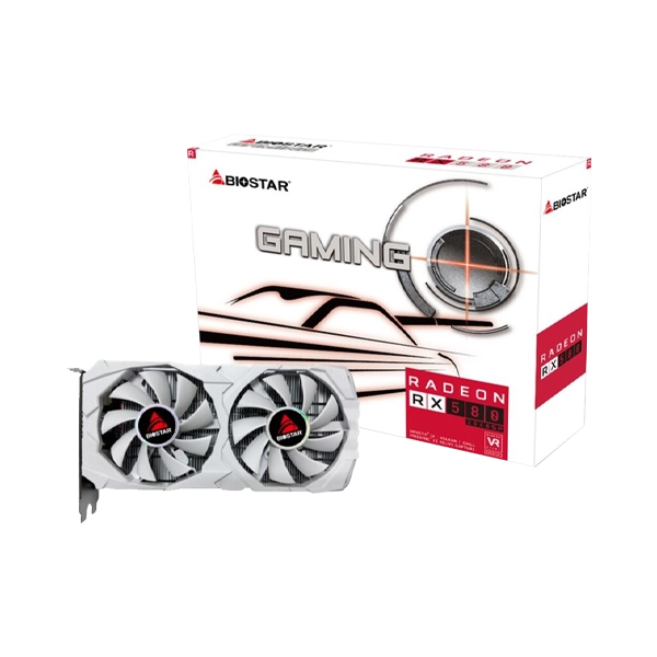 BIOSTAR RADEON RX 580 DUAL 8GB WHITE