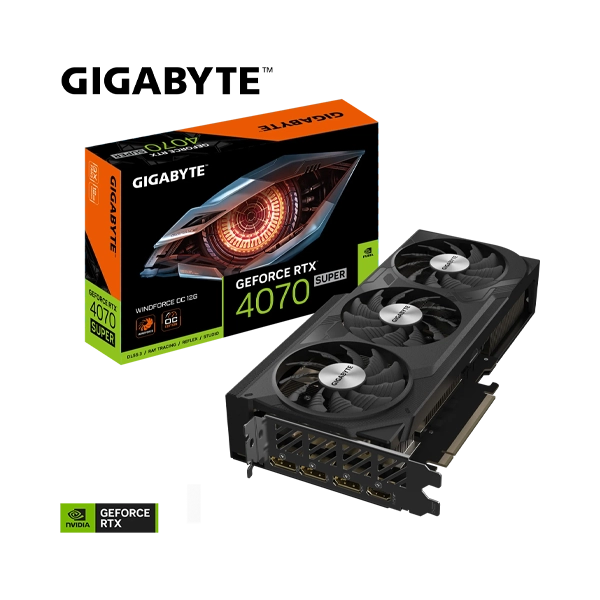 GIGABYTE GEFORCE RTX 4070 SUPER WINDFORCE OC 12GB 8