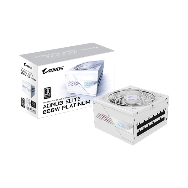 AORUS ELITE P850W 80+ PLATINUM MODULAR PCIE 5.0 ICE POWER SUPPLY