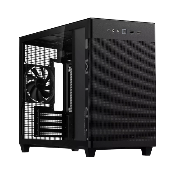 ASUS PRIME AP201 TEMPERED GLASS MICRO-ATX CASE