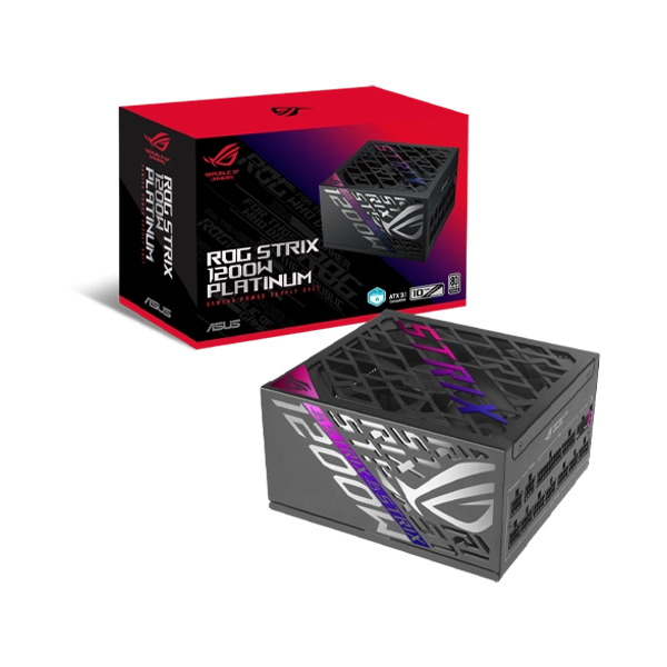 ASUS ROG STRIX 1200W PLATINUM, FULLY MODULAR, 80+ PLATINUM, ATX 3.1, PCIE 5 POWER SUPPLY