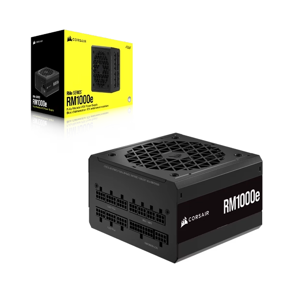 CORSAIR RM1000E 1000W ATX 3.0 80 PLUS GOLD FULLY MODULAR POWER SUPPLY