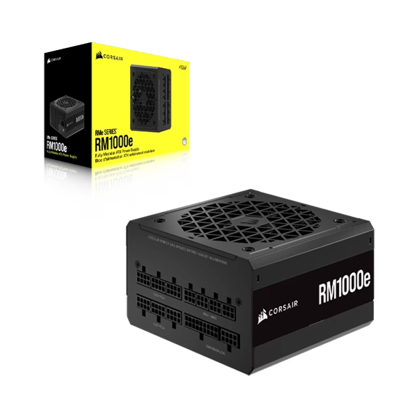CORSAIR RM1000e CYBENETICS 1000W 80+ GOLD, ATX 3.1 FULLY MODULAR LOW-NOISE POWER SUPPLY
