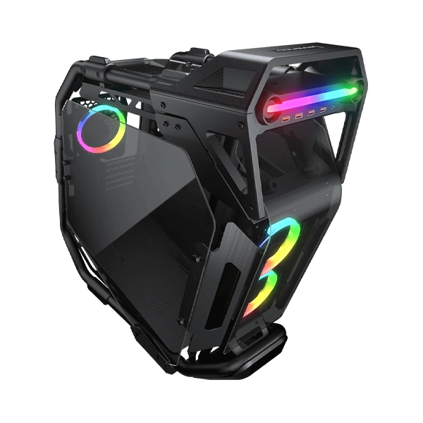COUGAR CRATUS RGB MID-TOWER OPEN FRAME E-ATX GAMING CASE W/ ARGB FANS