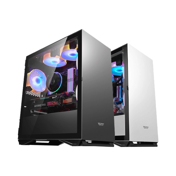DARKFLASK DLM22 TG MATX GAMING CASE