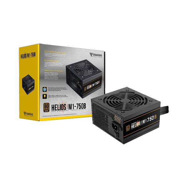 GAMDIAS HELIOS M1-750B 750WATTS 80+ BRONZE POWER SUPPLY