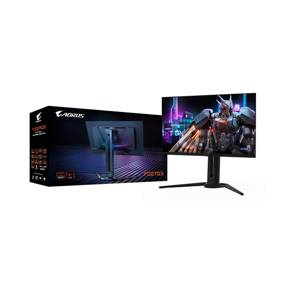 GIGABYTE AORUS FO27Q3 27″ 2560 X 1440 QHD OLED 360HZ 0.03MS GTG FREESYNC PREMIUM GAMING MONITOR
