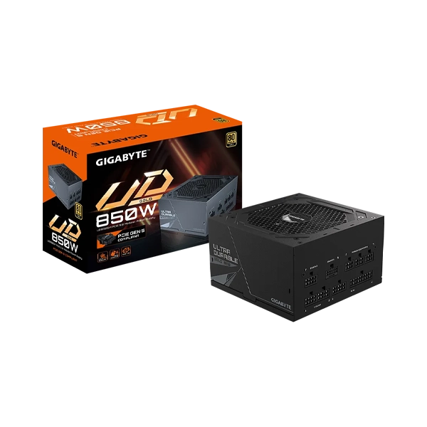 GIGABYTE GP UD850GM PG5 850WATTS 80 PLUS GOLD PCIE GEN 5.0 FULLY MODULAR POWER SUPPLY