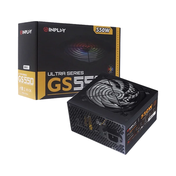 INPLAY GS550 ULTRA 550W 80+ BRONZE RGB POWER SUPPLY 1