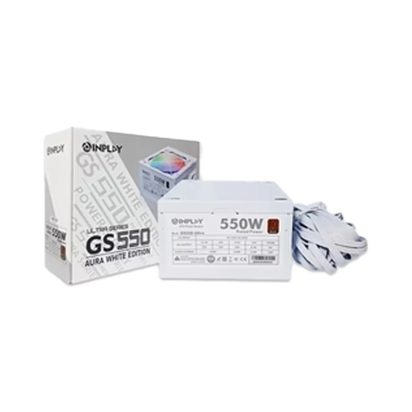 INPLAY GS550 ULTRA 550W 80+ BRONZE RGB POWER SUPPLY 2