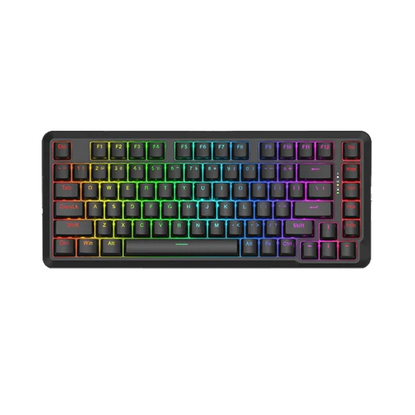 REDRAGON STORMRAZOR K713RGB-PRO RED SWITCH 3-MODES CONNECTION GASKET MOUNTED MECHANICAL KEYBOARD