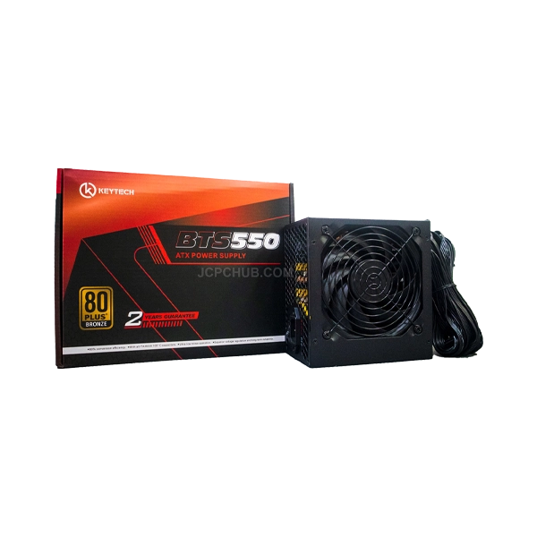 KEYTECH BTS 550 80+ BRONZE NON-MODULAR POWER SUPPLY