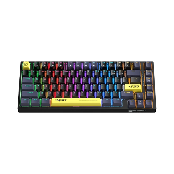 ONIKUMA G52 SPACE RGB WIRED MECHANICAL BLUE SWITCH GAMING KEYBOARD