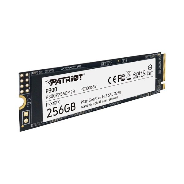 PATRIOT MEMORY P300 256GB PCIE GEN3 X4 M.2 2280 NVME SSD P300P256GM28 3