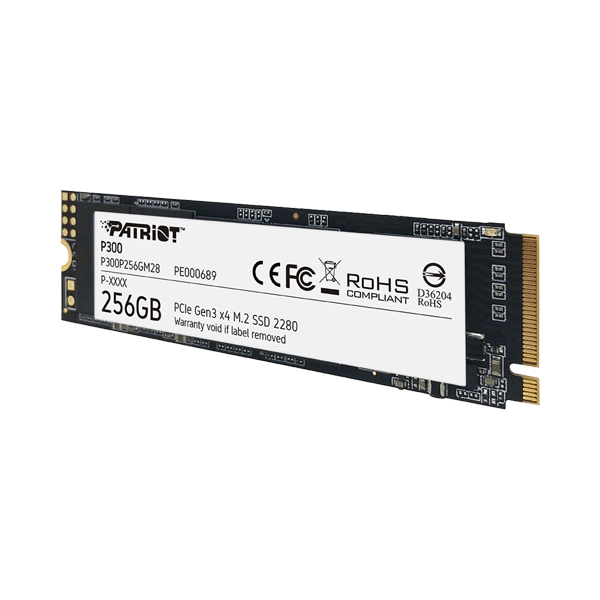 PATRIOT MEMORY P300 256GB PCIE GEN3 X4 M.2 2280 NVME SSD P300P256GM28 4