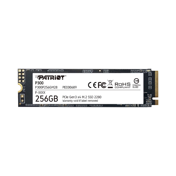 PATRIOT MEMORY P300 256GB PCIE GEN3 X4 M.2 2280 NVME SSD P300P256GM28