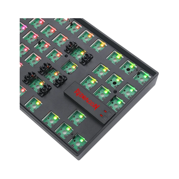 REDRAGON KUMARA TENKEYLESS WIRED MODULAR MECHANICAL KEYBOARD BAREBONE EDITION 4