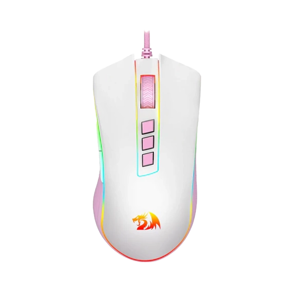 Redragon Cobra Gaming Mouse (WhitePink) (M711WP)