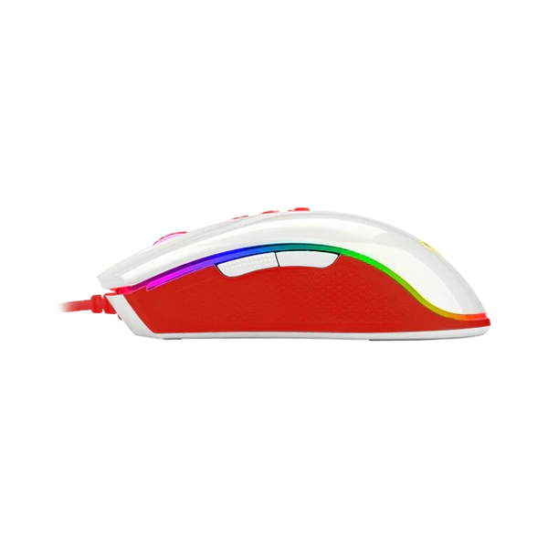 Redragon Cobra Wired Gaming Mouse (White Red) (M711C) 2