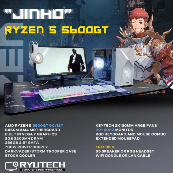 RYZEN 5 5600GT FULL PC PACKAGE